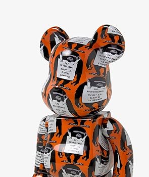 MEDICOM TOY - Momo  BE@RBRICK BANKSY MONKEY SIGN Medicom Toy Bearbrick Banksy Monkey Sign Set 400% 100